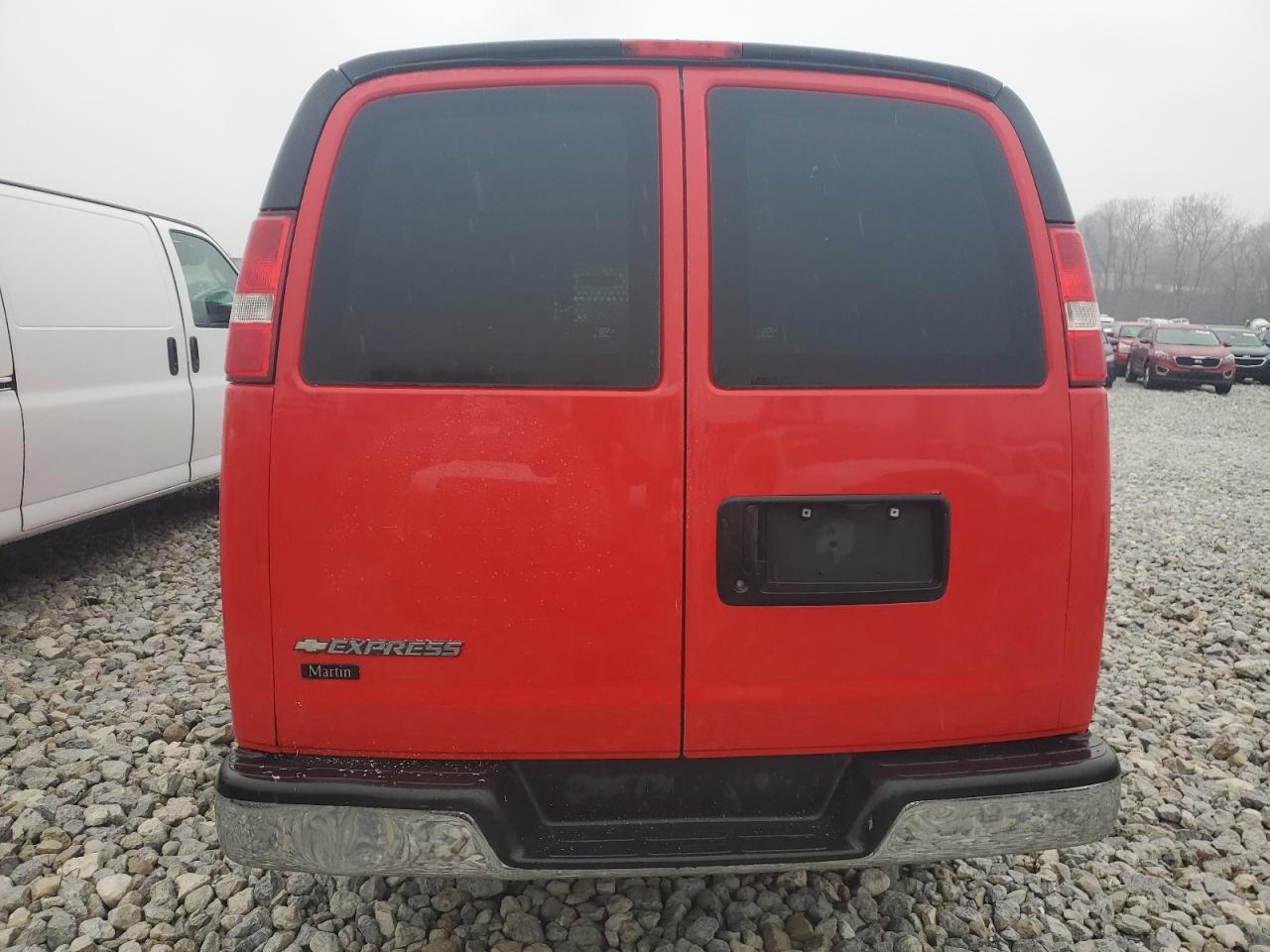 2017 Chevrolet Express VIN 1GCWGAFF2H1135249 Copart auction photo, front end / mechanical damage thumbnail 6
