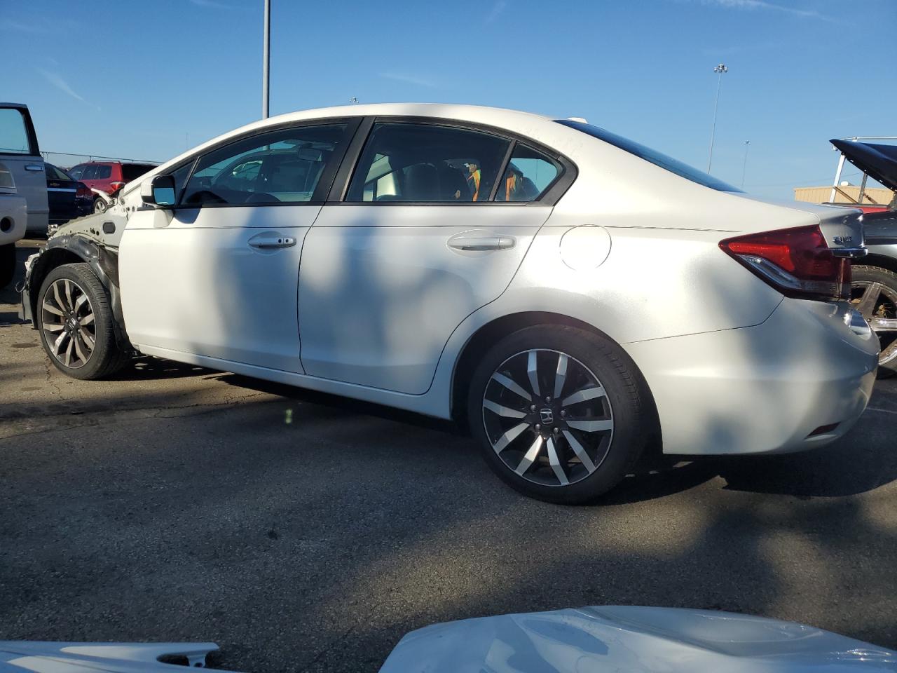 2014 Honda Civic VIN 19XFB2F98EE030951 Copart auction photo, front end damage thumbnail 2