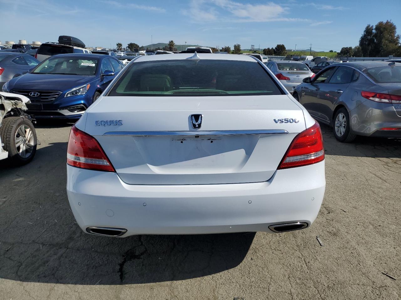 2014 Hyundai Equus VIN KMHGH4JH0EU084948 Copart auction photo, front end damage thumbnail 6