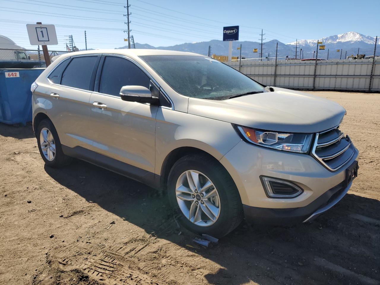 2017 Ford Edge VIN 2FMPK4J90HBC28339 Copart auction photo, front end damage thumbnail 4