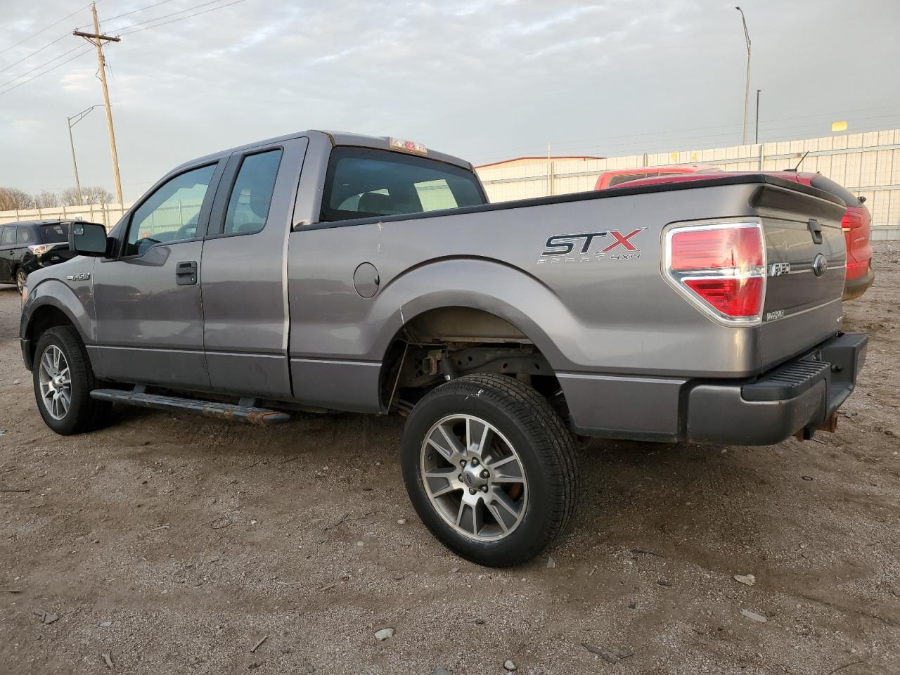 2014 Ford F-150 VIN 1FTFX1EF2EKE70003 Copart auction photo, front end / hail damage thumbnail 2