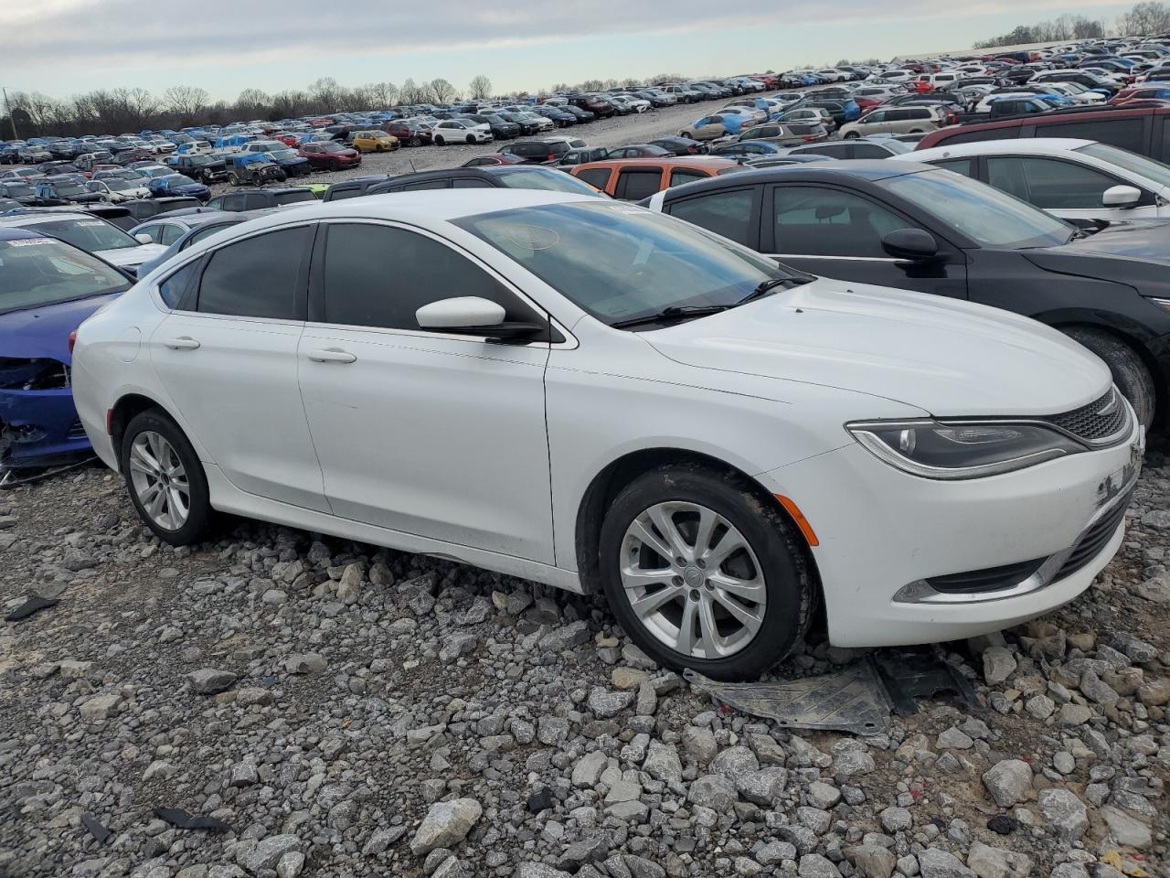 2016 Chrysler 200 VIN 1C3CCCAB1GN113477 Copart auction photo, side / front end damage thumbnail 4