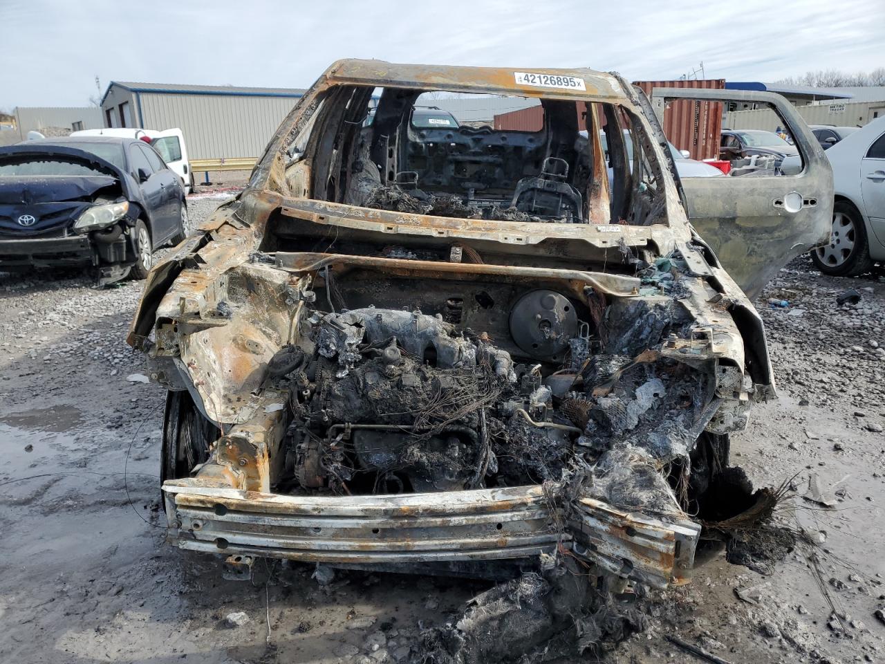 2017 Ford Explorer VIN 1FM5K8HT7HGB43619 Copart auction photo, burn damage thumbnail 5