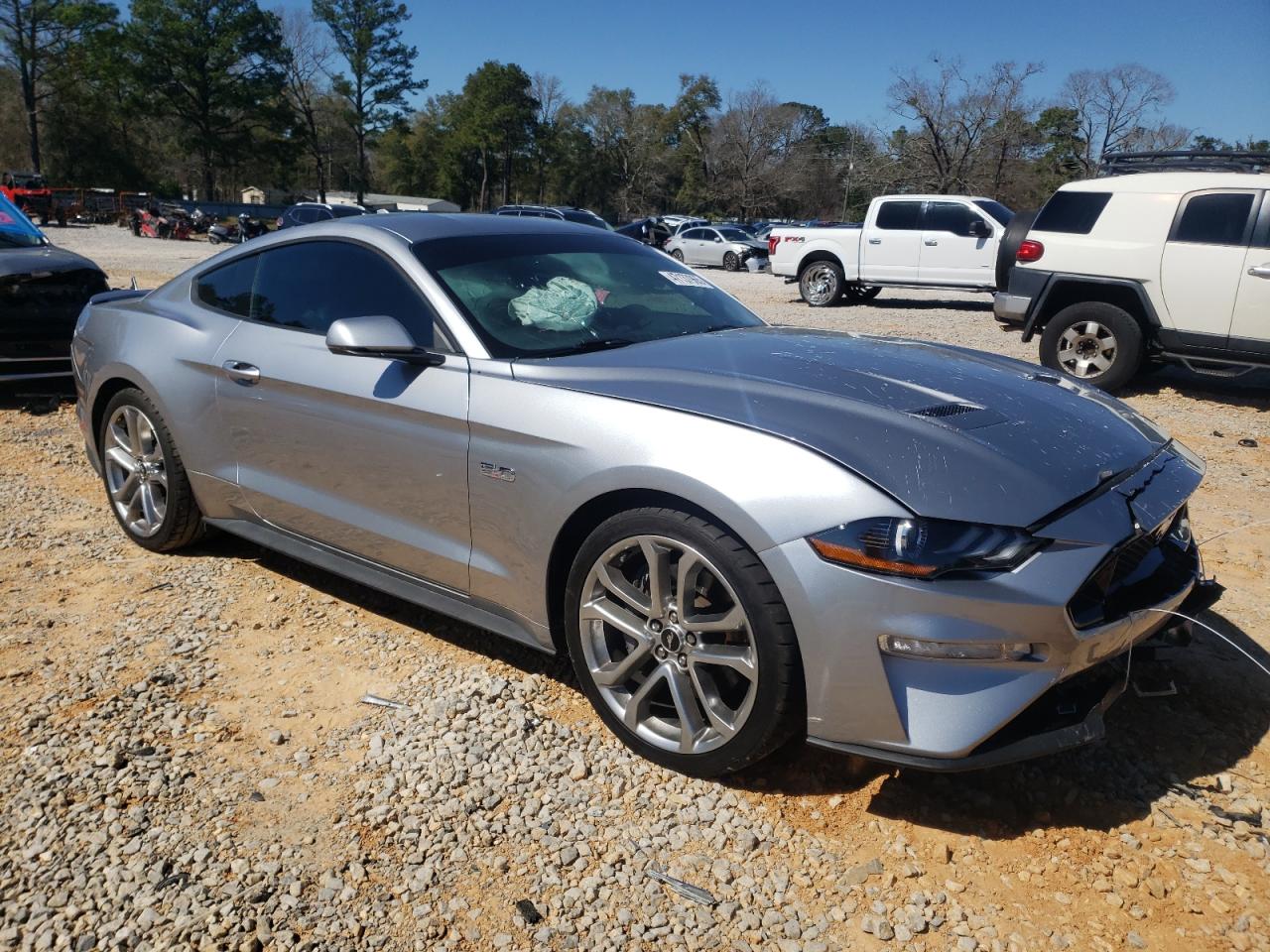 2020 Ford Mustang VIN 1FA6P8CF3L5161931 Copart auction photo, front end damage thumbnail 4