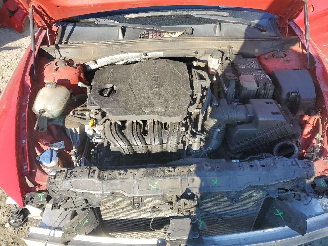2021 Hyundai Sonata VIN 5NPEG4JA0MH071028 Copart auction photo, front end damage thumbnail 11