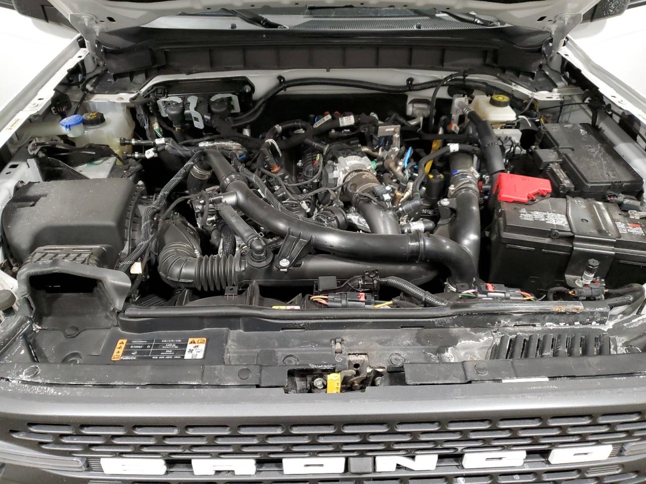 2022 Ford Bronco VIN 1FMEE5DP2NLB30441 Copart auction photo, undercarriage / side damage thumbnail 13