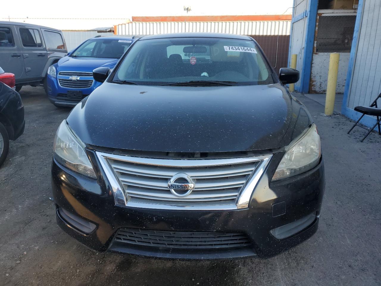 2014 Nissan Sentra VIN 3N1AB7AP9EL671196 Copart auction photo, front end / mechanical damage thumbnail 5
