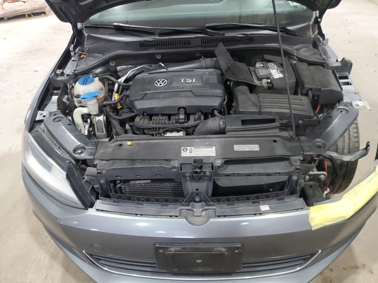 2014 Volkswagen Jetta VIN 3VWB07AJ0EM317075 Copart auction photo, side damage thumbnail 11