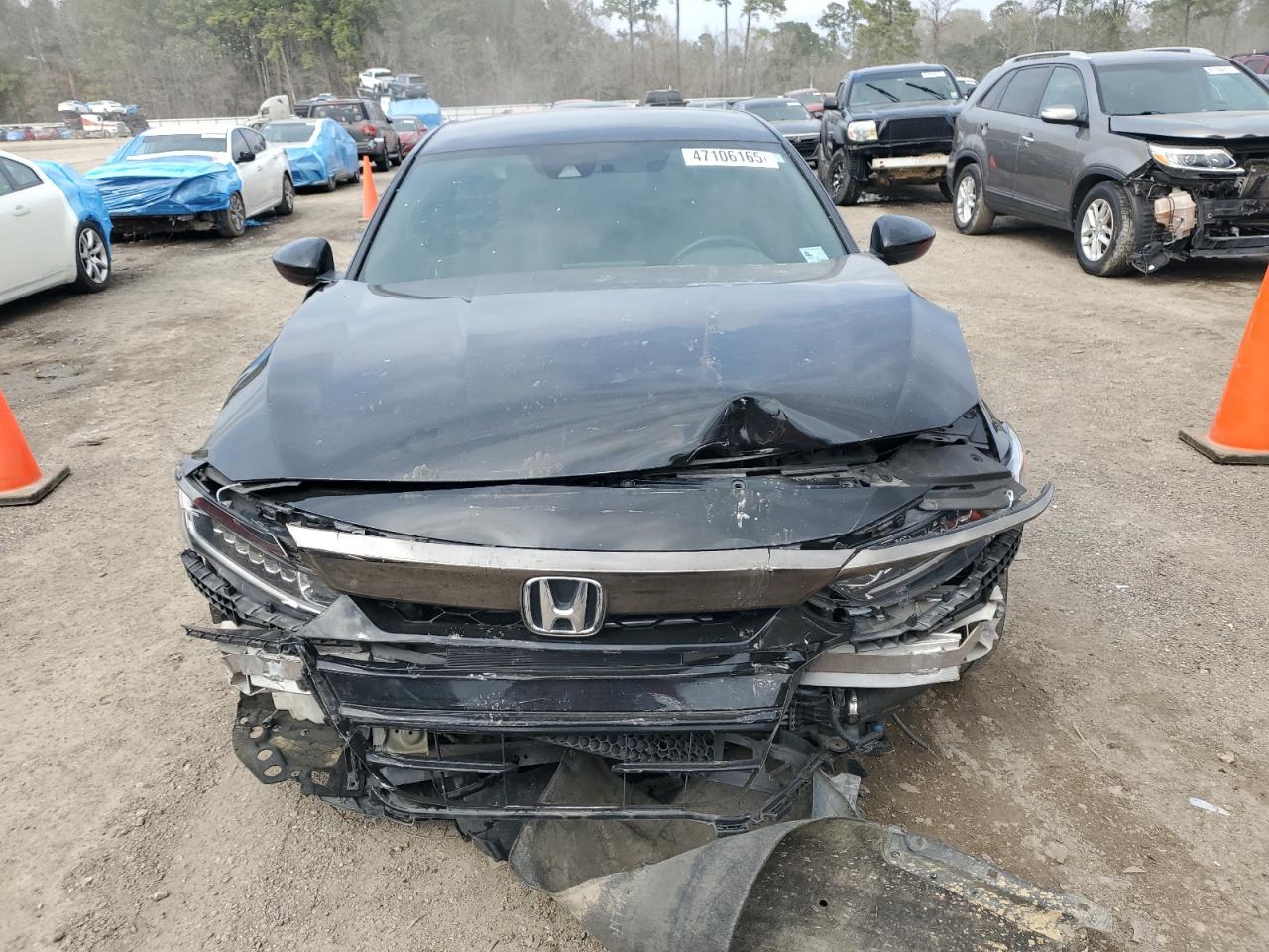 2019 Honda Accord VIN 1HGCV1F37KA164432 Copart auction photo, front end damage thumbnail 5