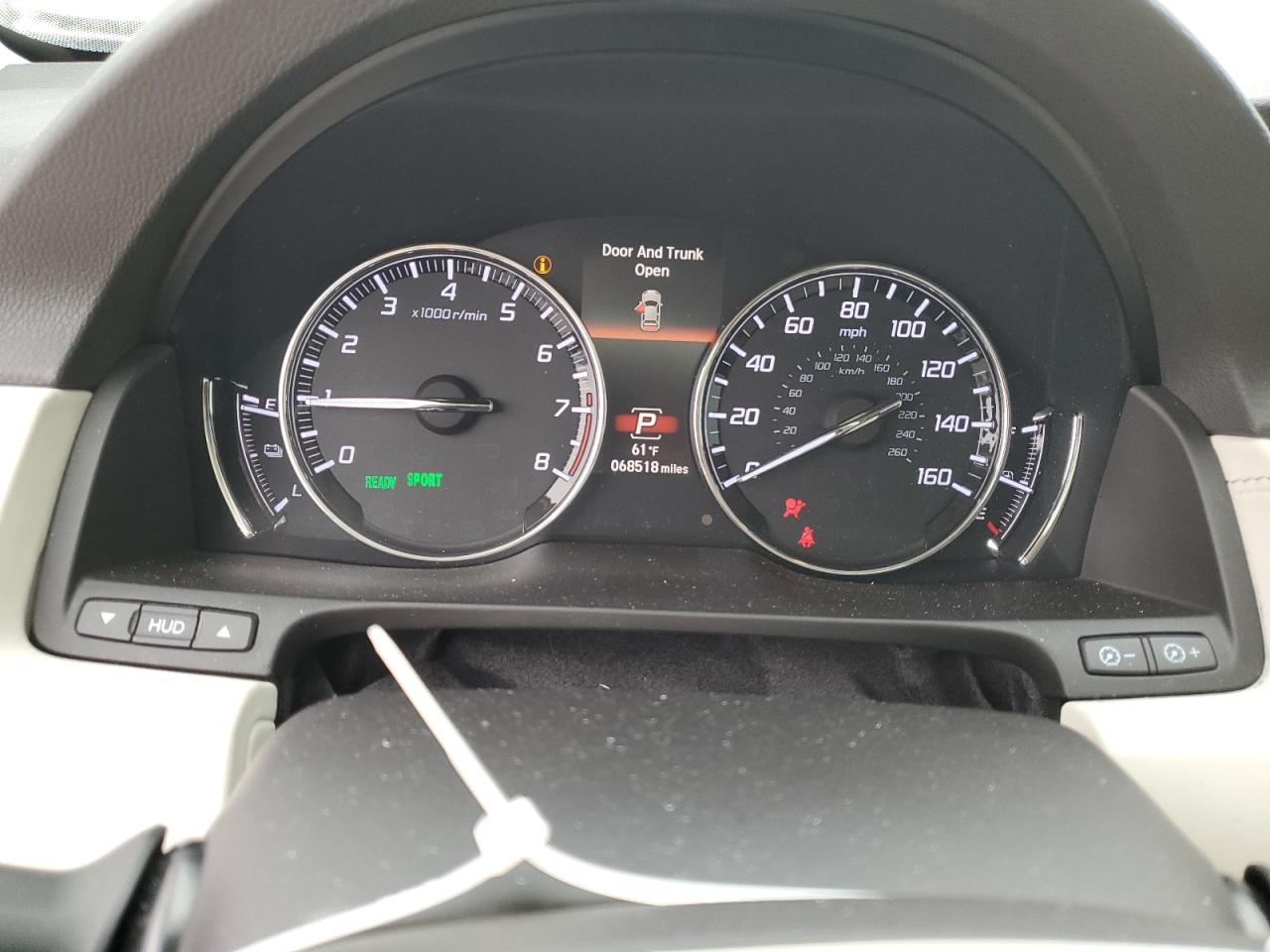 2018 Acura RLX VIN JH4KC2F90JC000659 Copart auction photo, front end damage thumbnail 9