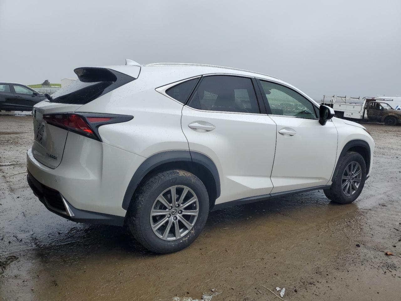 2018 Lexus NX VIN JTJBJRBZXJ2090959 Copart auction photo, side / front end damage thumbnail 3