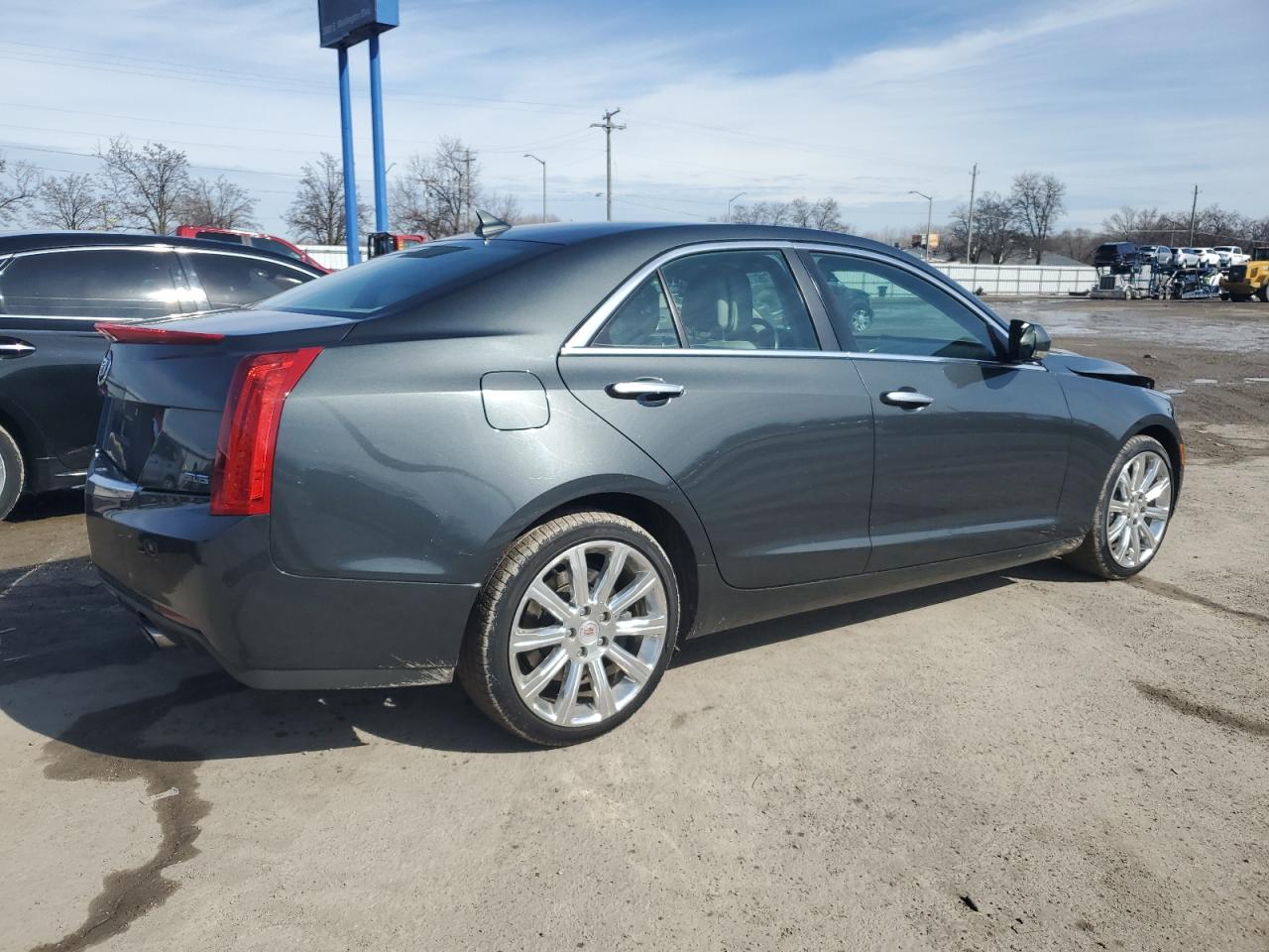2014 Cadillac ATS VIN 1G6AH5R36E0176052 Copart auction photo, front end damage thumbnail 3