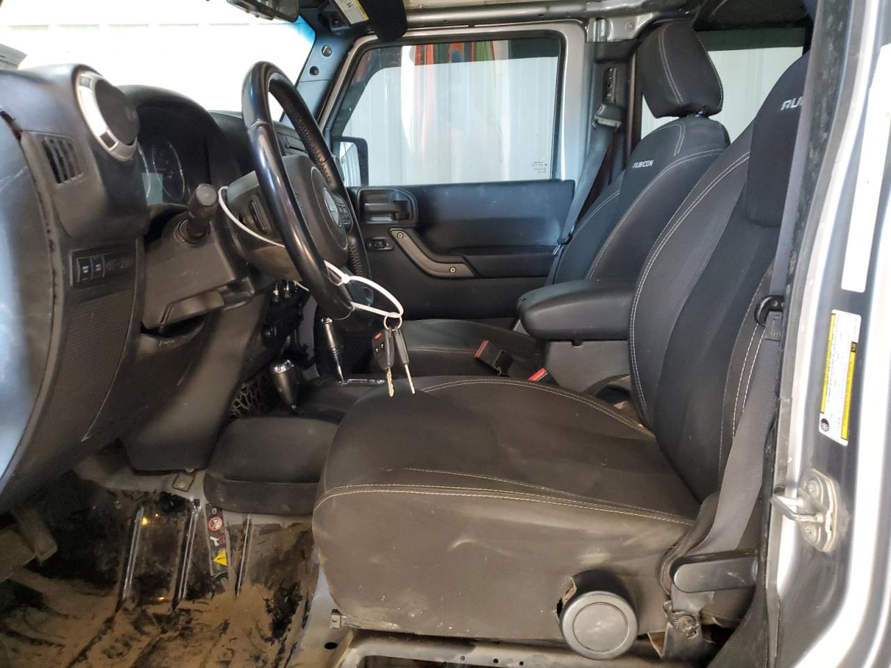 2017 Jeep Wrangler VIN 1C4BJWFG6HL651706 Copart auction photo, side damage thumbnail 7