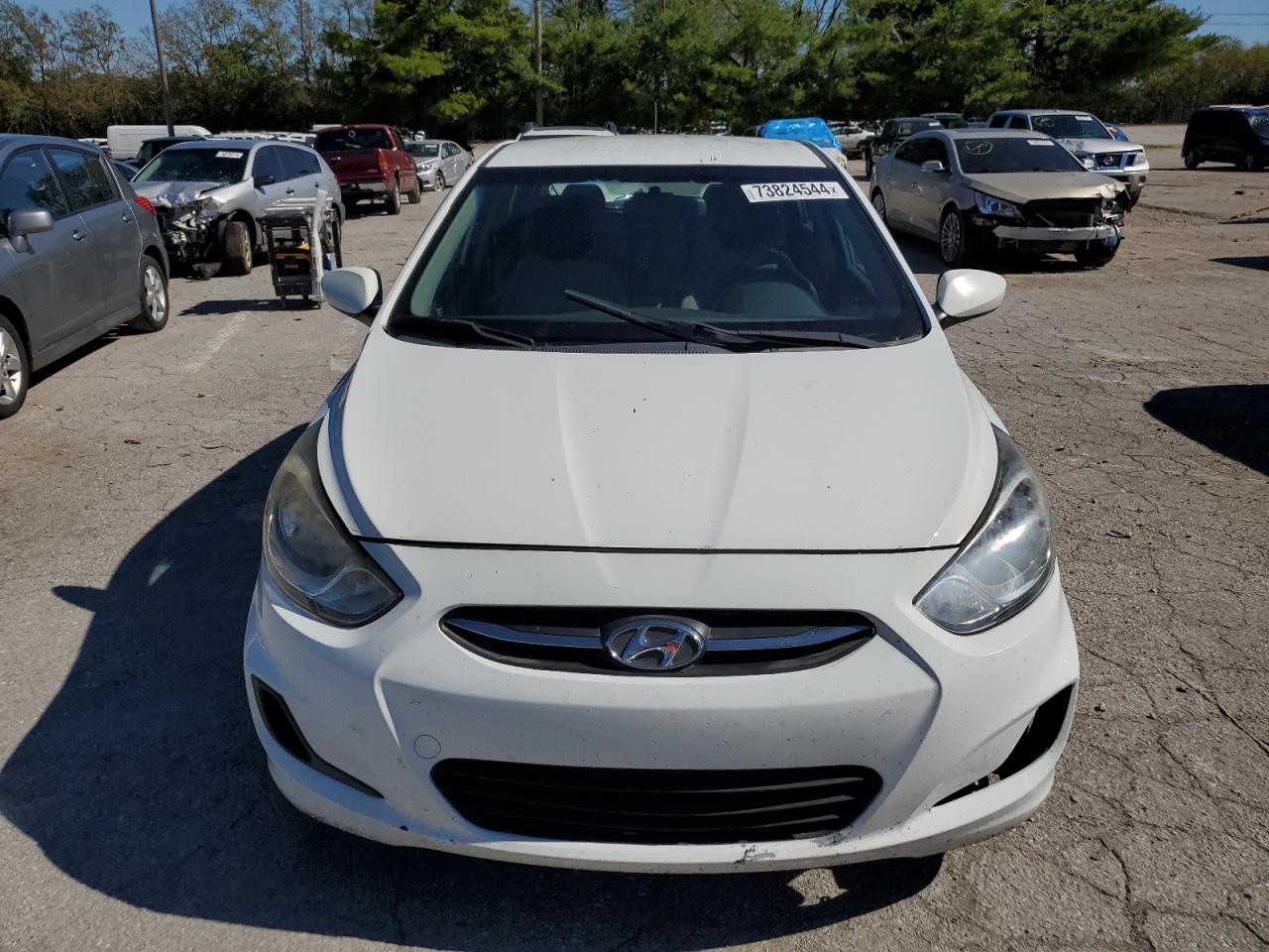 2014 Hyundai Accent VIN KMHCT5AE6EU153120 Copart auction photo, water/flood damage thumbnail 5