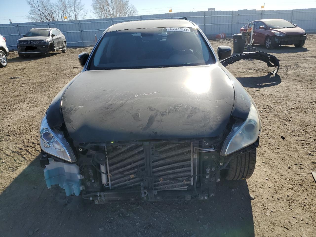 2011 Infiniti M VIN JN1AY1AR6BM570213 Copart auction photo, front end damage thumbnail 5