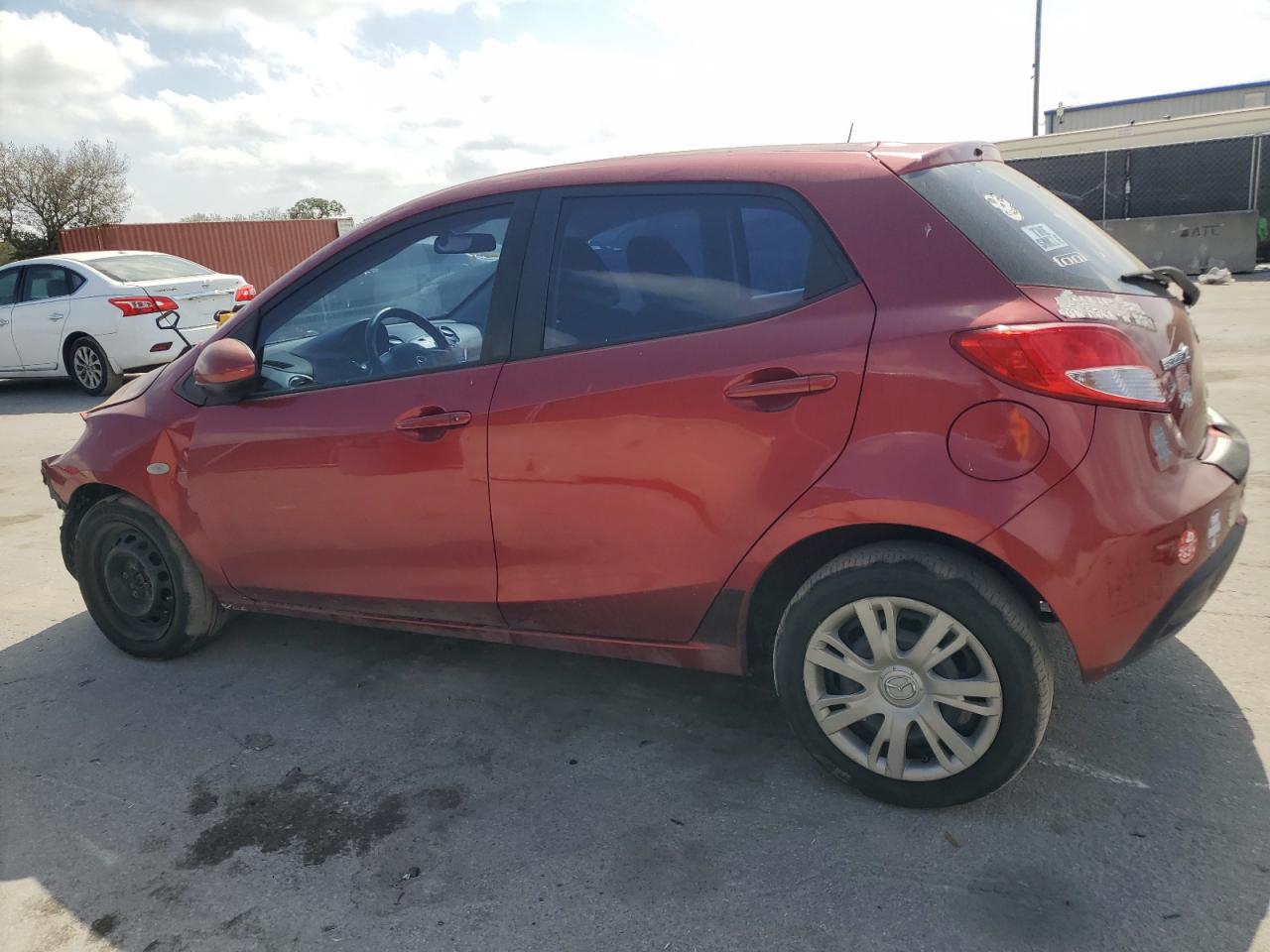 2014 Mazda 2 VIN JM1DE1KZ8E0175348 Copart auction photo, front end damage thumbnail 2