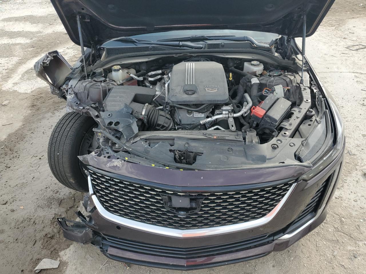 2022 Cadillac CT5 VIN 1G6DN5RK4N0111486 Copart auction photo, front end damage thumbnail 11