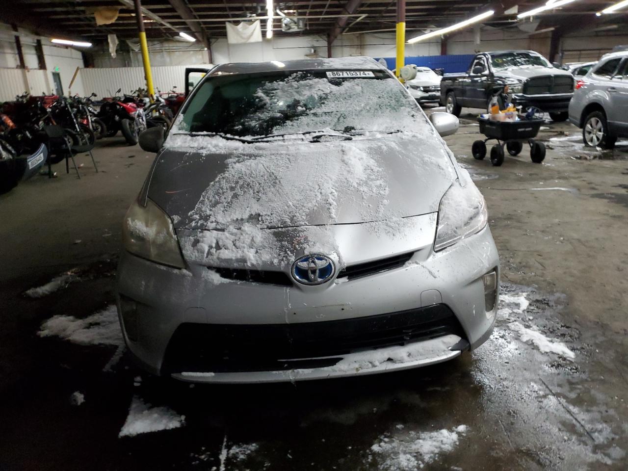 2014 Toyota Prius VIN JTDKN3DUXE1762942 Copart auction photo, all over damage thumbnail 5
