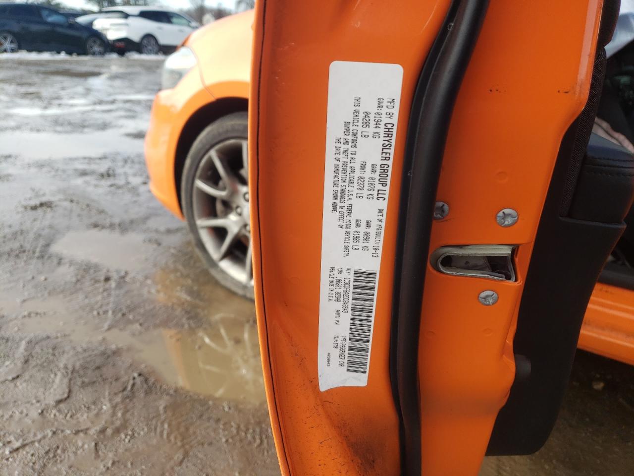 2013 Dodge Dart VIN 1C3CDFBA2DD343549 Copart auction photo, side / minor dent/scratches damage thumbnail 13