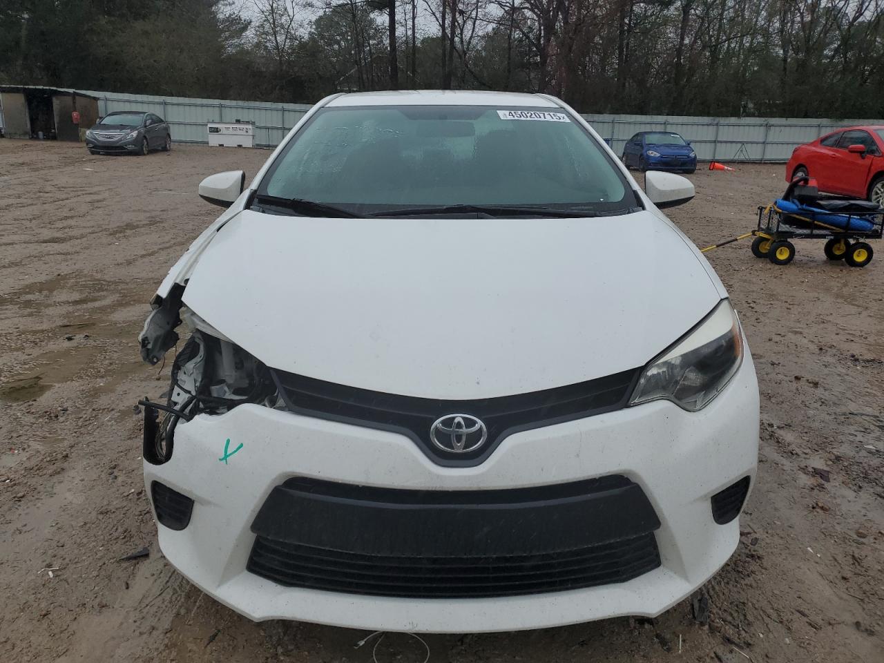 2014 Toyota Corolla VIN 2T1BURHE6EC188649 Copart auction photo, side / front end damage thumbnail 5