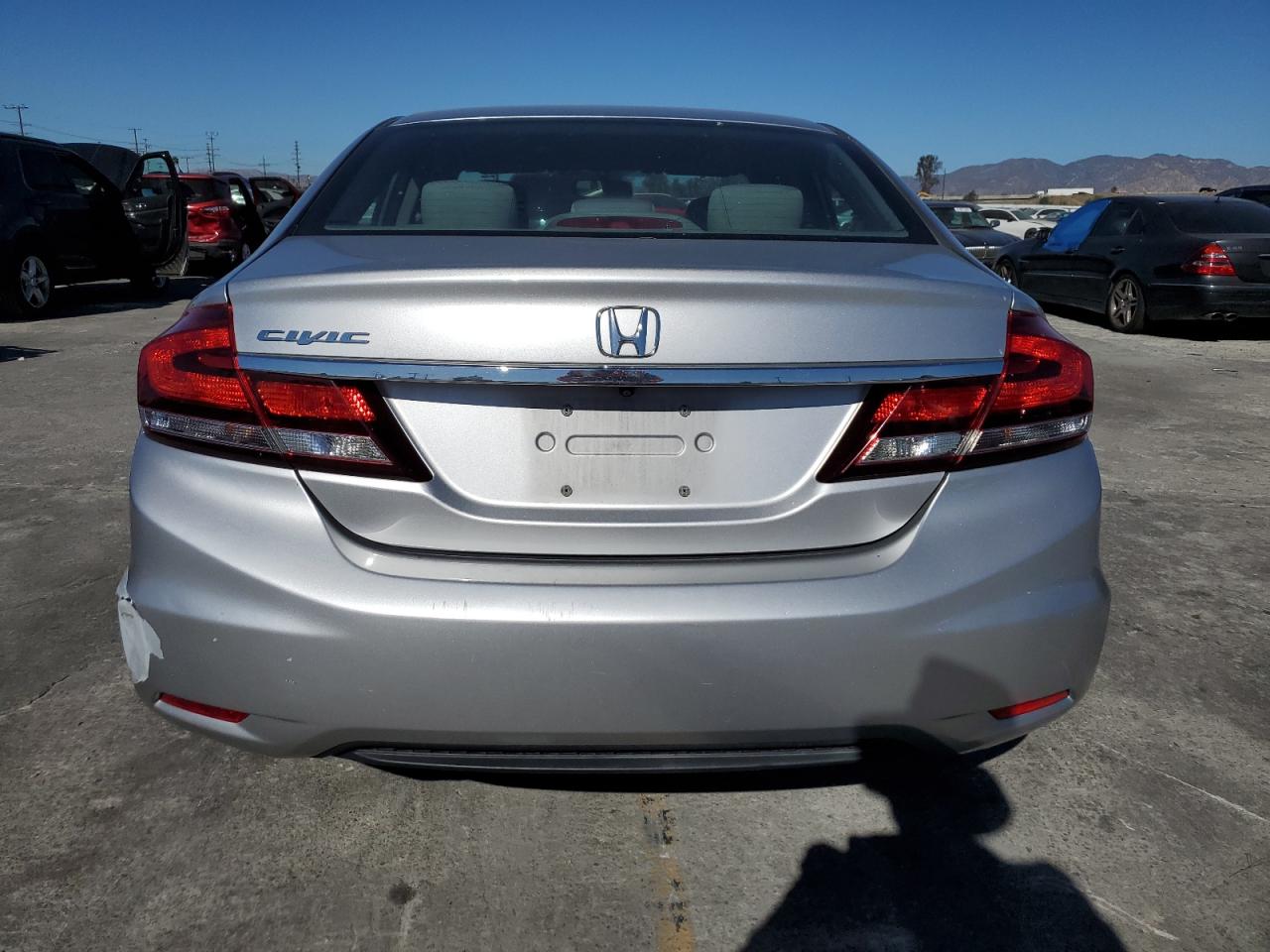 2014 Honda Civic VIN 19XFB2F53EE240595 Copart auction photo, front end / rear end damage thumbnail 6