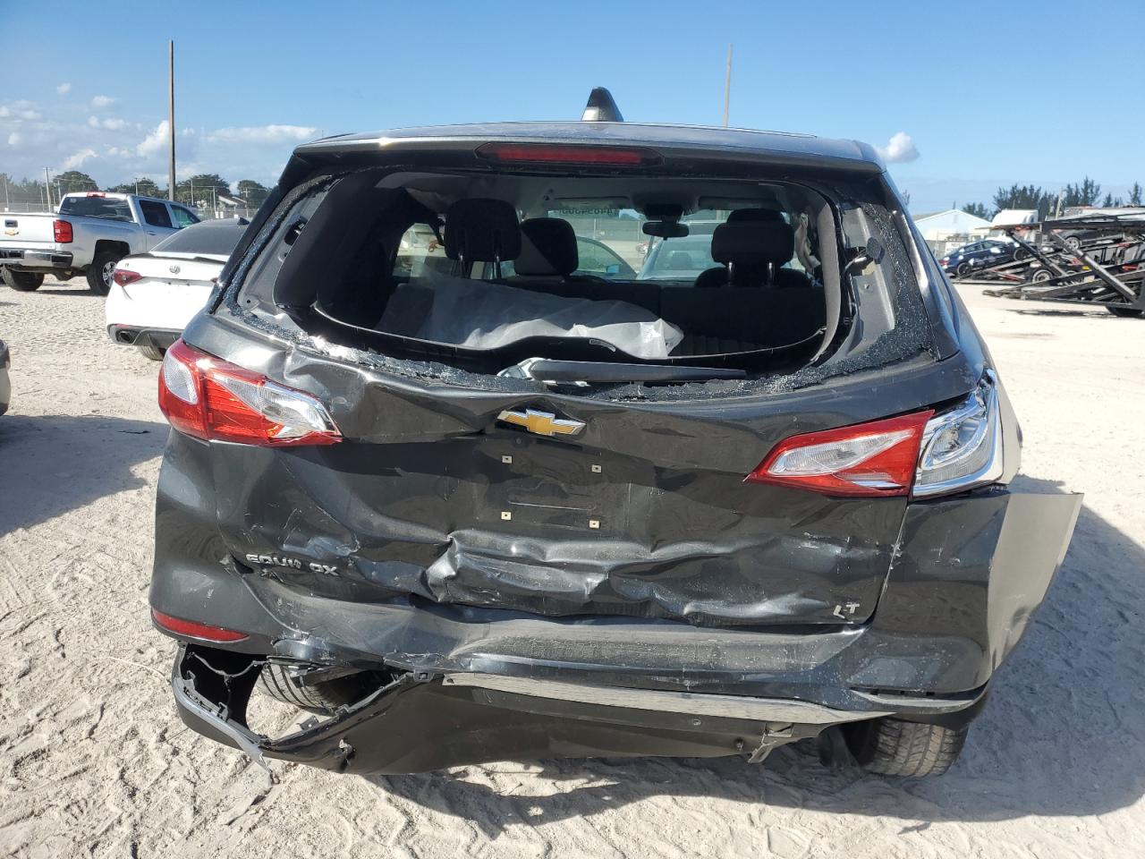 2018 Chevrolet Equinox VIN 3GNAXJEV2JL334553 Copart auction photo, all over damage thumbnail 6