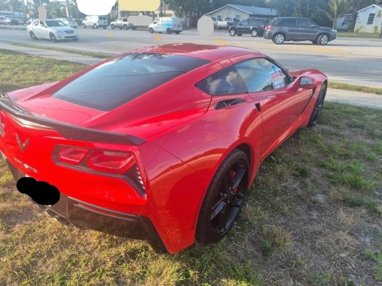 2018 Chevrolet Corvette VIN 1G1YD2D77J5103133 Copart auction photo, damage history / front end damage thumbnail 4