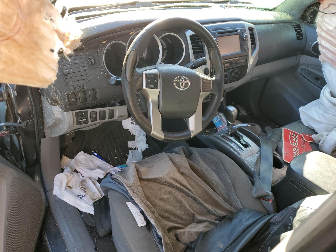 2013 Toyota Tacoma VIN 3TMKU4HN6DM034791 Copart auction photo, all over damage thumbnail 8