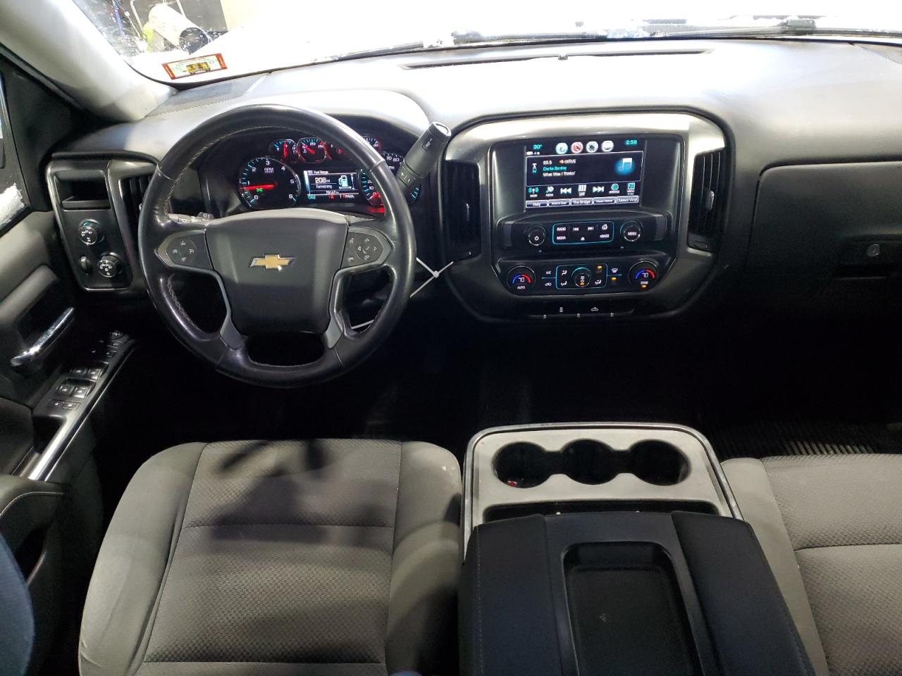 2018 Chevrolet Silverado VIN 3GCUKREC0JG482825 Copart auction photo, side / undercarriage damage thumbnail 8