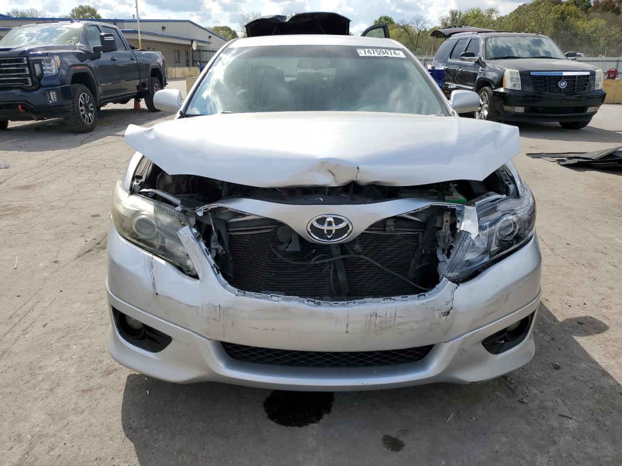 2010 Toyota Camry VIN 4T1BF3EK8AU506362 Copart auction photo, front end / rear end damage thumbnail 5