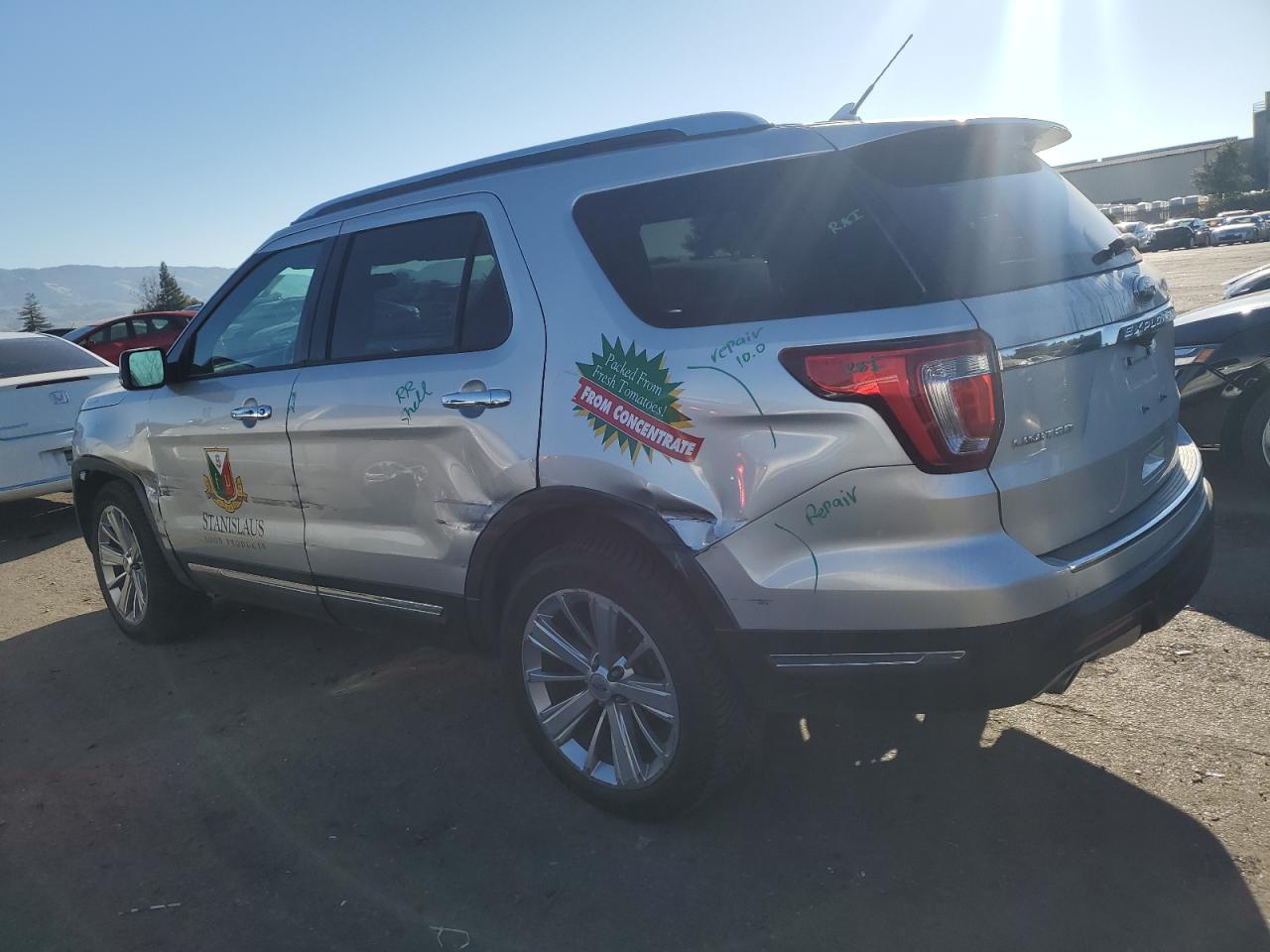 2019 Ford Explorer VIN 1FM5K8F83KGA11527 Copart auction photo, all over damage thumbnail 2