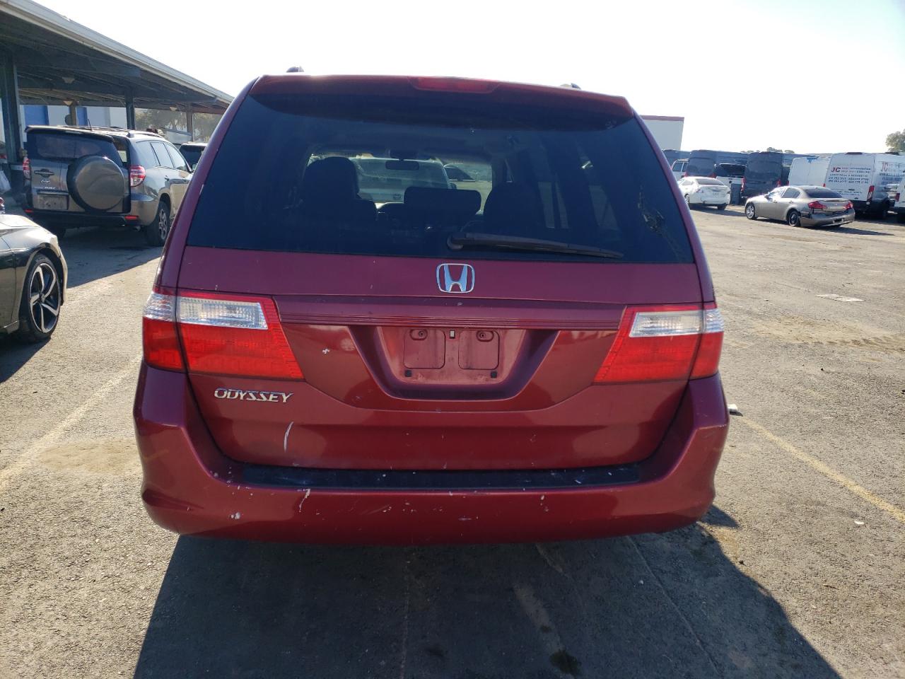 2006 Honda Odyssey VIN 5FNRL38636B068022 Copart auction photo, mechanical damage thumbnail 6