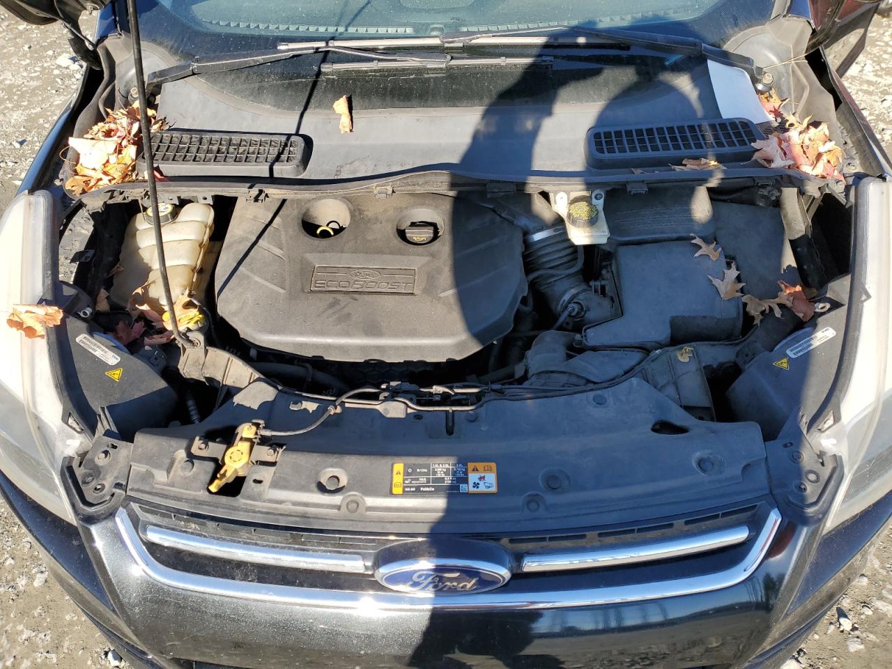 2014 Ford Escape VIN 1FMCU9J91EUA01799 Copart auction photo, undercarriage damage thumbnail 12