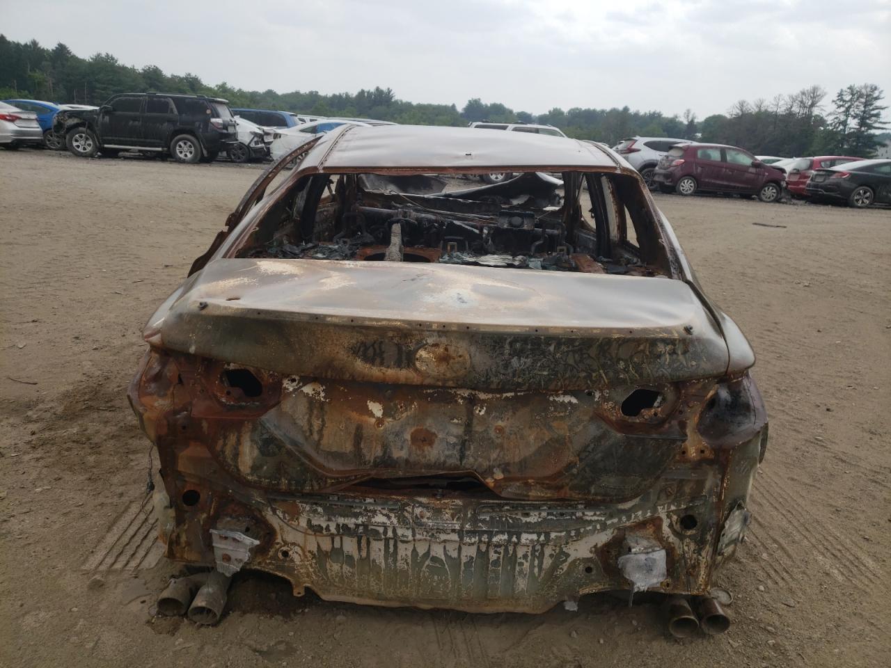 2022 Toyota Camry VIN 4T1K61AKXNU709995 Copart auction photo, burn / burn - engine damage thumbnail 6