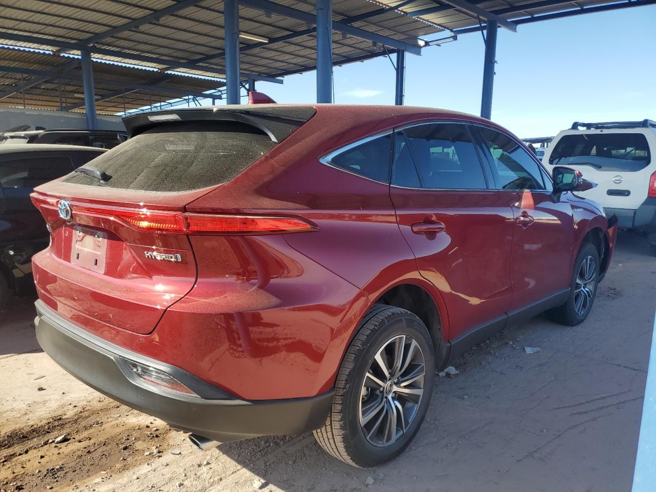 2021 Toyota Venza VIN JTEAAAAH7MJ081702 Copart auction photo, front end damage thumbnail 3