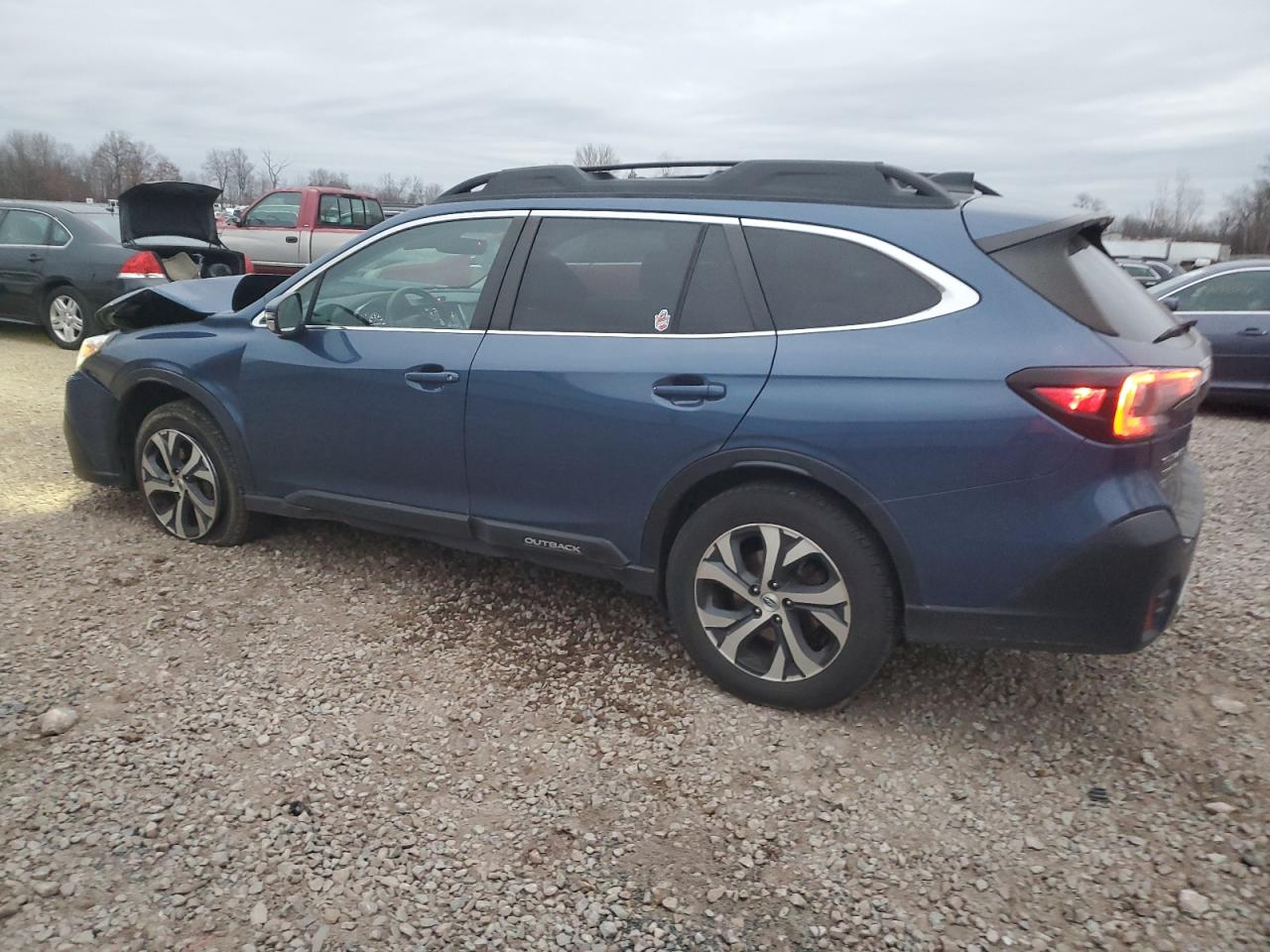 2020 Subaru Outback VIN 4S4BTANC1L3248121 Copart auction photo, front end / side damage thumbnail 2