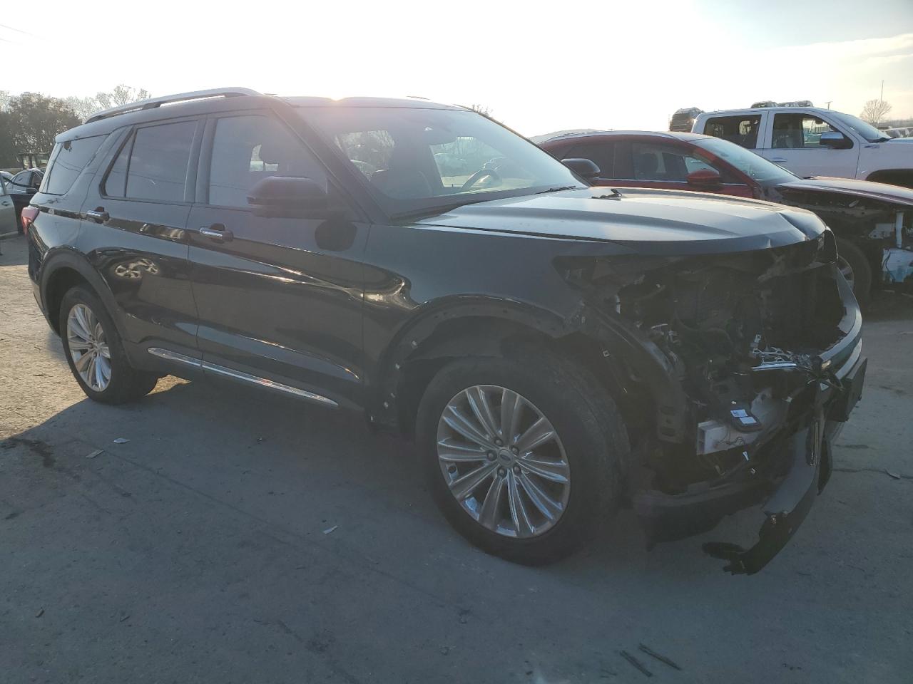 2020 Ford Explorer VIN 1FMSK8FH1LGB20315 Copart auction photo, front end damage thumbnail 4