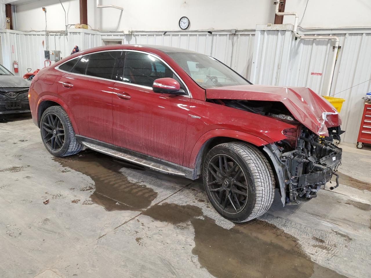 2021 Mercedes-Benz GLE VIN 4JGFD6BBXMA543223 Copart auction photo, front end damage thumbnail 4