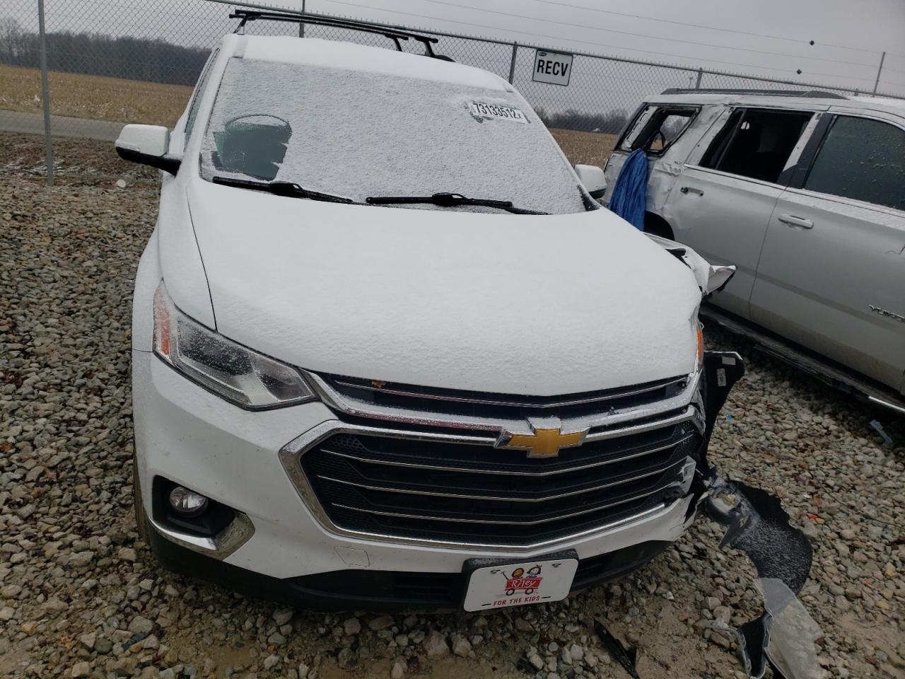2019 Chevrolet Traverse VIN 1GNEVGKW7KJ317070 Copart auction photo, rear end / front end damage thumbnail 5