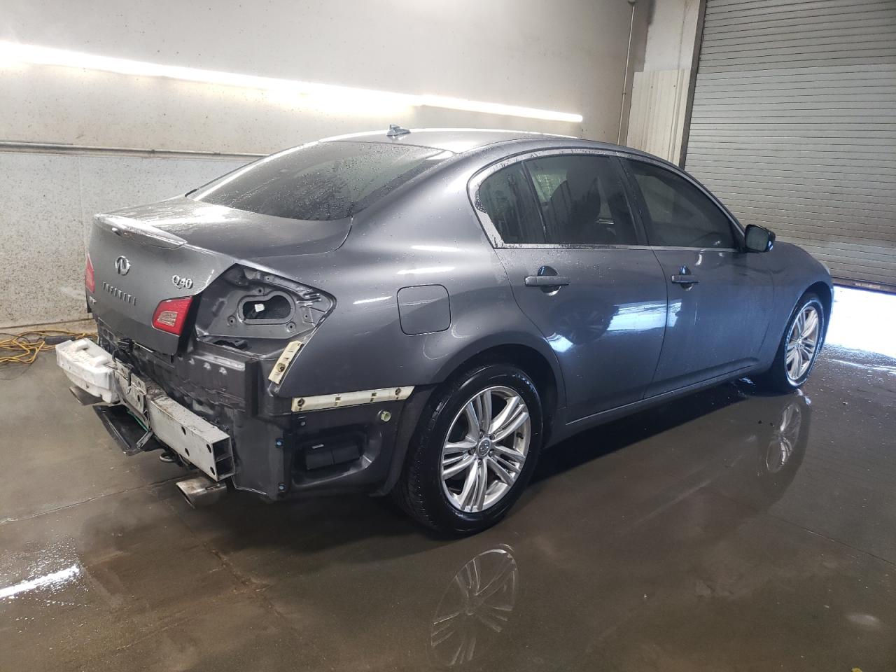 2015 Infiniti Q40 VIN JN1CV6AR0FM524347 Copart auction photo, rear end damage thumbnail 3