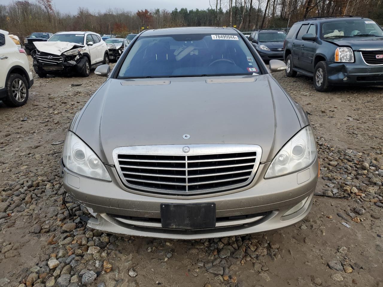 2008 Mercedes-Benz S-klasse VIN WDDNG86X38A201634 Copart auction photo, front end damage thumbnail 5