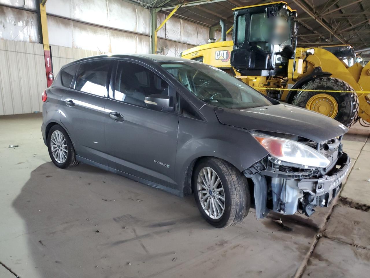 2013 Ford C-MAX VIN 1FADP5AU6DL505529 Copart auction photo, front end / side damage thumbnail 4