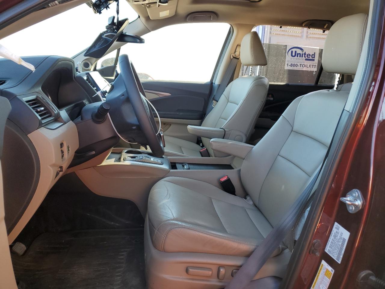 2021 Honda Pilot VIN 5FNYF6H55MB013628 Copart auction photo, rear end damage thumbnail 7