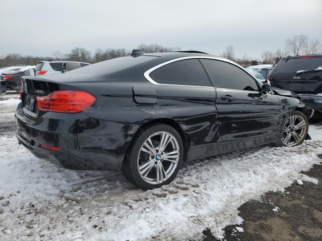 2016 BMW 4er VIN WBA3N9C50GK249663 Copart auction photo, front end / side damage thumbnail 3
