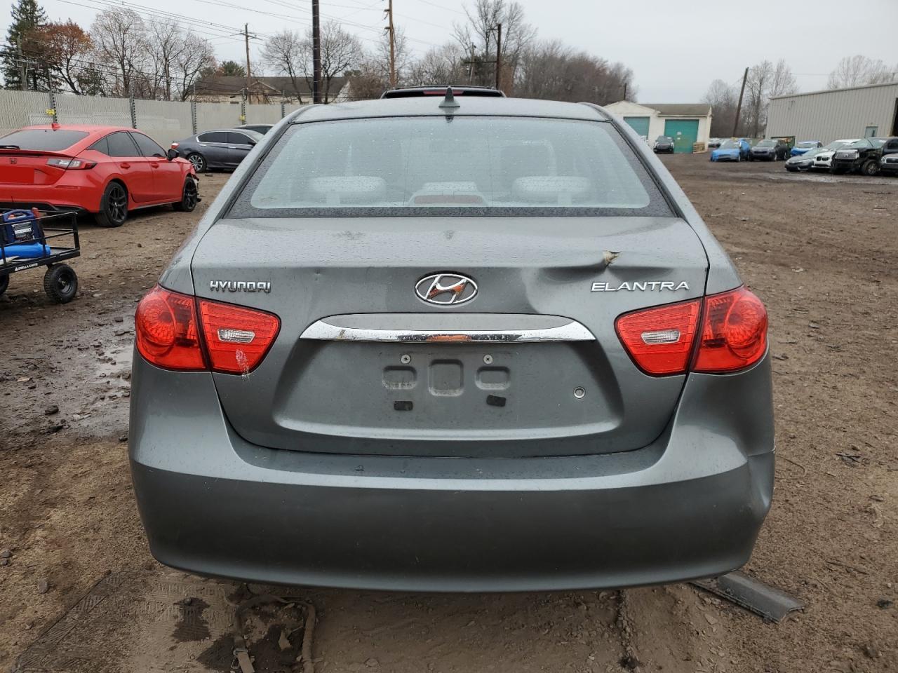 2010 Hyundai Elantra VIN KMHDU4AD4AU042899 Copart auction photo, all over / side damage thumbnail 6