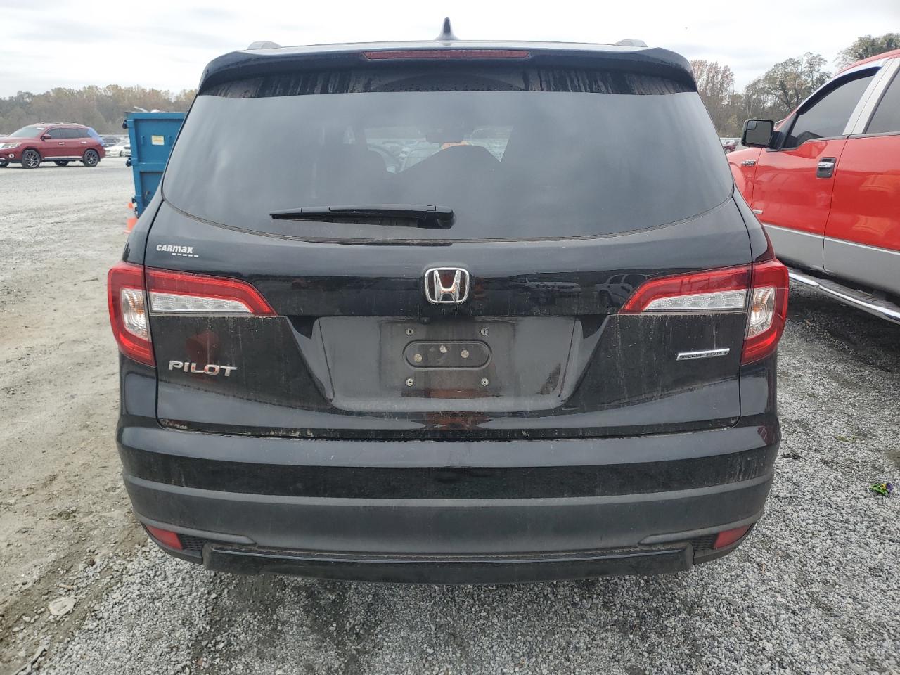 2021 Honda Pilot VIN 5FNYF5H21MB041703 Copart auction photo, front end damage thumbnail 6