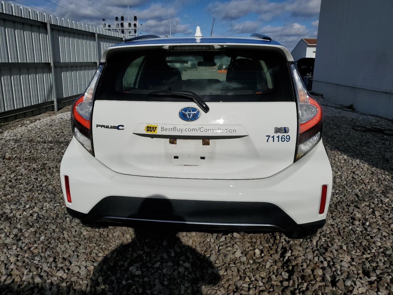 2018 Toyota Prius VIN JTDKDTB36J1599987 Copart auction photo, normal wear damage thumbnail 6