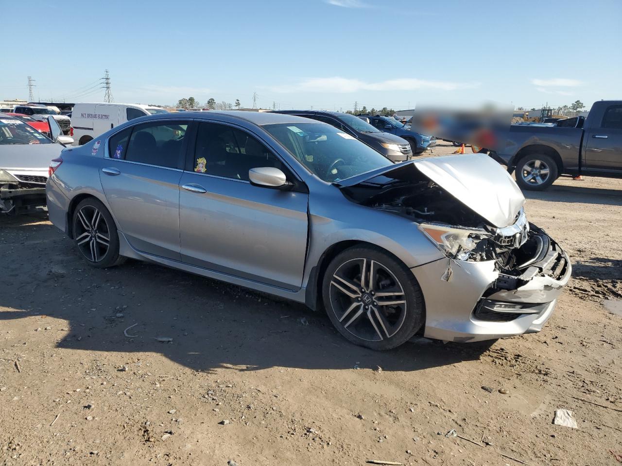 2016 Honda Accord VIN 1HGCR2F54GA243995 Copart auction photo, front end damage thumbnail 4