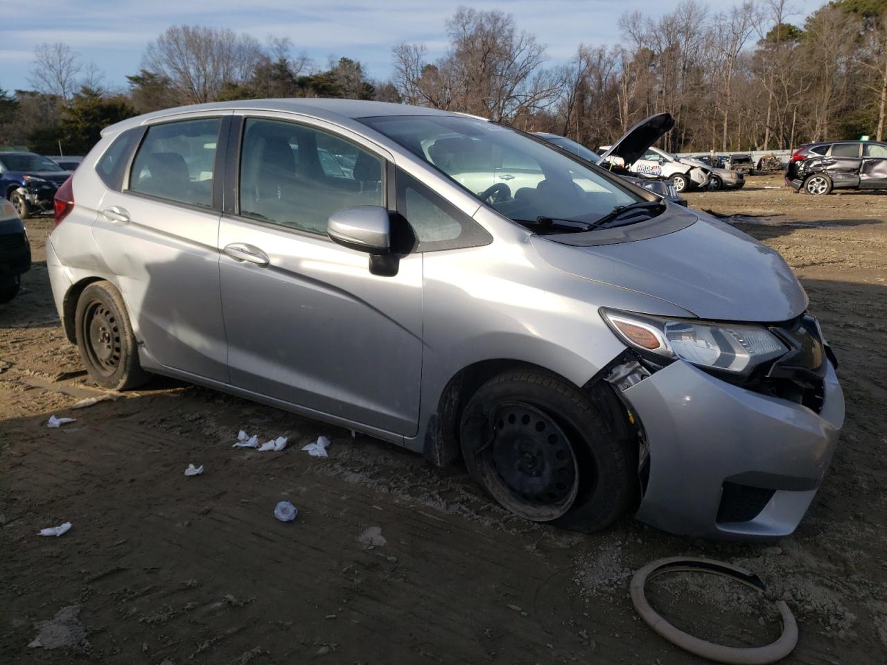 2015 Honda Fit VIN 3HGGK5H52FM755406 Copart auction photo, front end / rear end damage thumbnail 4