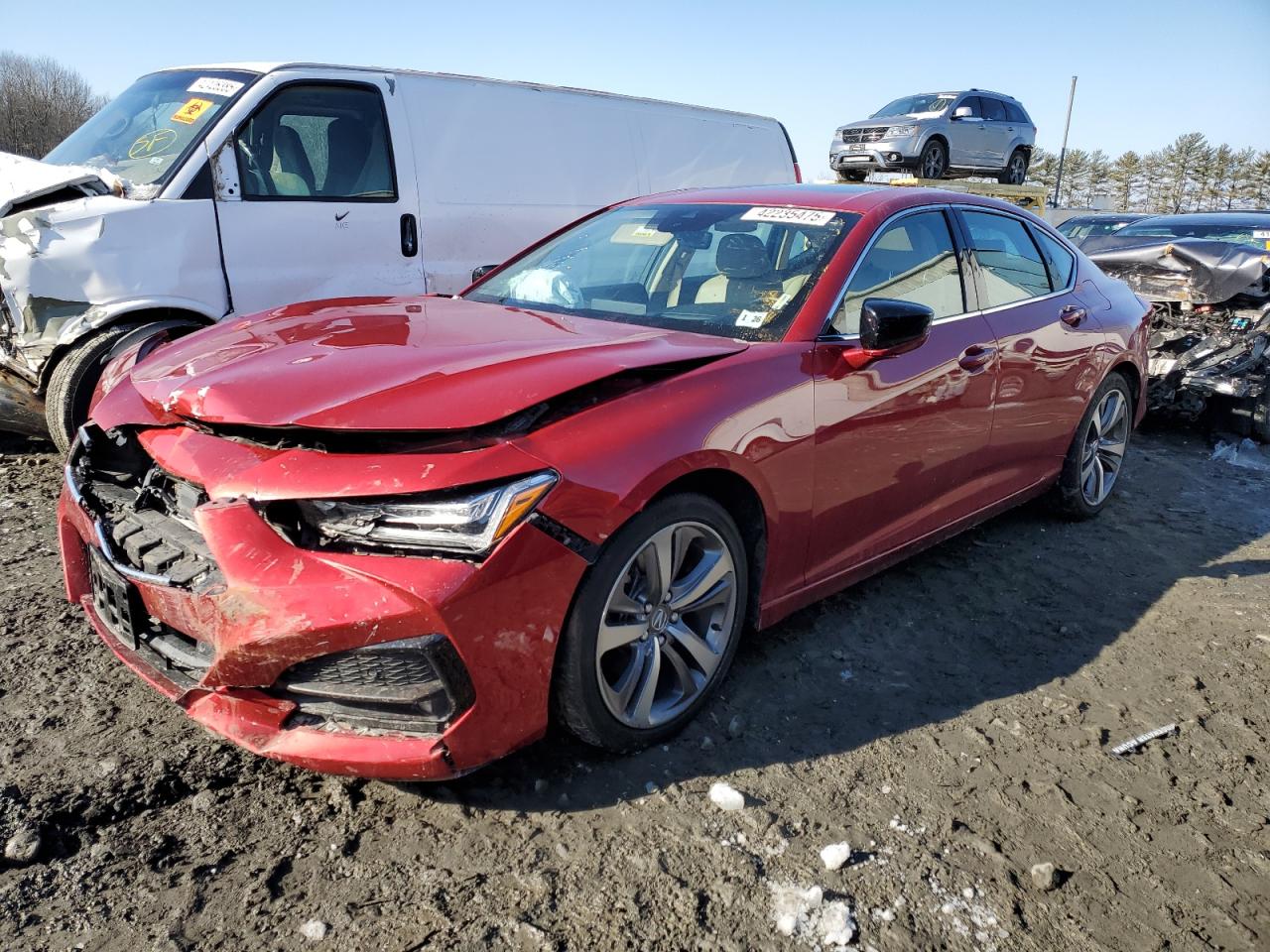 2021 Acura TLX VIN 19UUB5F61MA007898